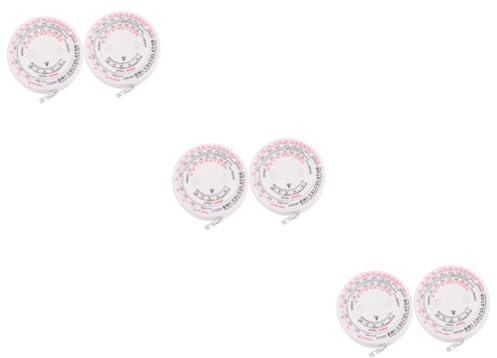 Housoutil 3 Ensembles Ruban À Mesurer Imc Pourcentage De Mesure Précise Règle Machine Mini Haltère Portatif Balance Télescopique Pour Cadran De Poids Corporel Mesure 2 pièces * 3