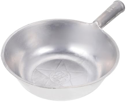 VALICLUD Louche Multifonction Alliage Aluminium Blanc Renforcé Cuillère à pour Cuisine et Jardin Ustensile Pratique pour Lavage et Arrosage