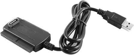 Gorise Adaptador IDE a USB 3.0, Cable Convertidor USB 3.0 a SATA/IDE HDD Para Disco Duro De 2,5''/3,5'' CDRW DVDRW CD Rom, Cable DVD Rom