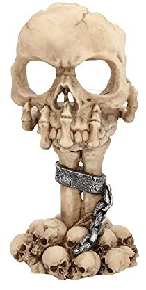 Nemesis Now Deliberation - Portacandele 18 cm, colore: Avorio