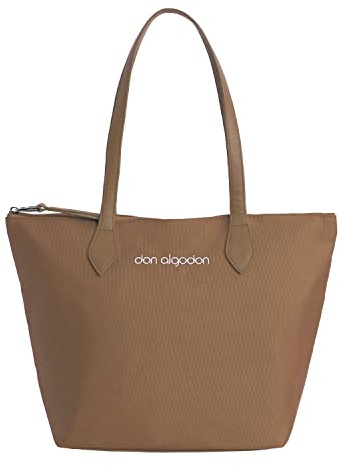 DON ALGODON - Bolso mujer - Bolsos de mujer - Bolso shopper mujer - the tote bag con cierre de cremallera - organizador bolsos de mujer en el interior