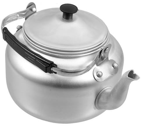 Cabilock Bollitore Alluminio Filtro Teiera Per Casa e Ufficio Per Induzione Perfetta Per Tè e Bevande Calde