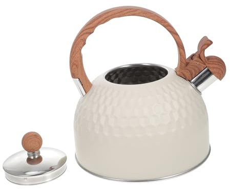 Amosfun Wasserkocher Aus Edelstahl 2 5 L Große Kapazität Wasserkocher für Die Küche Einfach Zu Bedienen