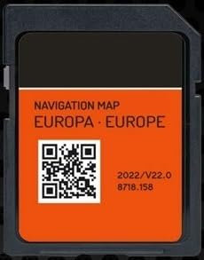 Generisch Aktualisierung der Kartographie Europa v22 2022 GPS Navigation kompatibel mit Mercedes Becker Map Pilot