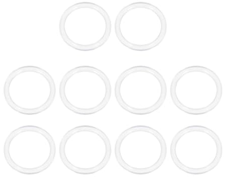 TOP-VIGOR 10Pcs Silicone O Rings, 31mm OD 24.8mm ID 3.1mm Width O Rings Sealing Gasket for Plumbing Washer Seal & Auto Quick Repair, White