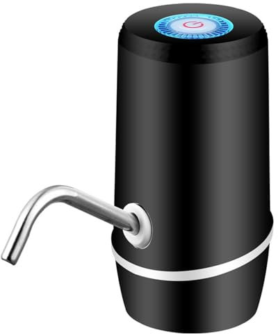 Water Table Pump – ABS, Stainless Steel, Silicone Rechargeable Water Bottle Pump Dispenser | Electric Water Dispenser Portable Design | Water taap Pump For Home, Office & Outdoor Use