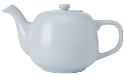 La Cafetière - Tetera clásica en color azul cielo, tetera tradicional con mango cómodo y boquilla antigoteo con capacidad para 2 tazas, apta para bolsas de té, fácil de limpiar, 650 ml