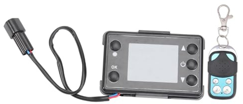 BESTYASH 1 ensemble Contrôleur de Chauffage de Voiture avec Télécommande LCD Accessoire de Chauffage Stationnaire Boutons de Démarrage et Minuteur Compact et Durable et Fiable