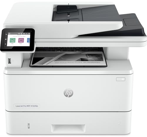 HP LaserJet Pro MFP 4102FDN, blanco y negro, impresión, copia, escaneo, fax