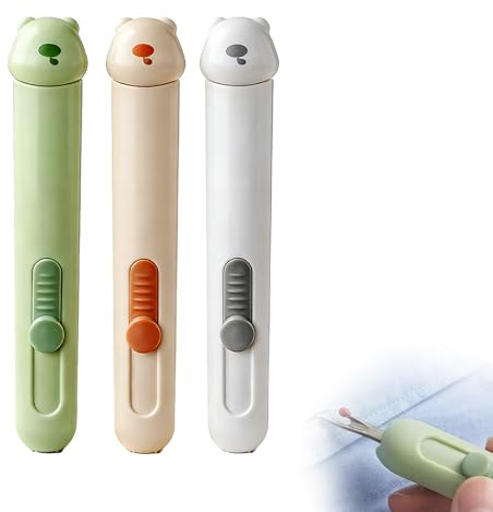 Wcawnlt Enhebrador de agujas 2 en 1 y separador de costuras, 3 unidades de ayuda para enhebrar agujas de coser, enhebrador de agujas con función de almacenamiento para coser a mano, máquinas de coser