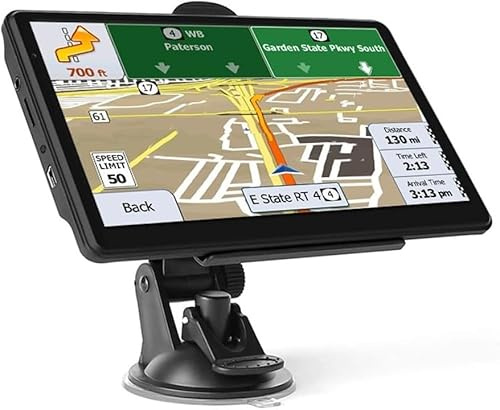 7Inch GPS Navigator for Car Truck, HD Touchscreen with Voice Guidance, Latest 2026 UK Maps, Hands-Free Calling, Multimedia Functions (7 Inch)
