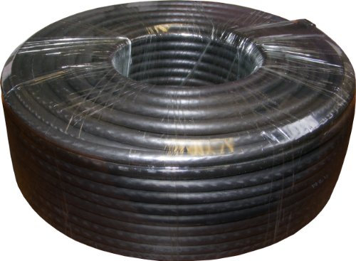 Aerials, Satellites and Cables Ltd RG6 50 m Digital Coax Cable for TV - Black