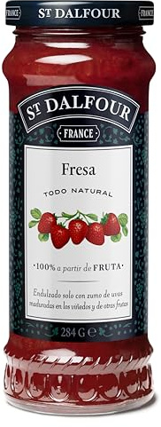 St Dalfour FRESAS Mermelada 284g 100% Fruta Sin Azúcares Añadidos