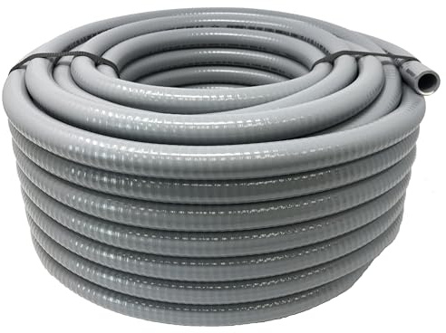 Sealproof 1/2-Inch Flexible Non-metallic Liquid-Tight Electrical Conduit Type B, UL Listed, 1/2 Dia, 100 Feet, Made in USA