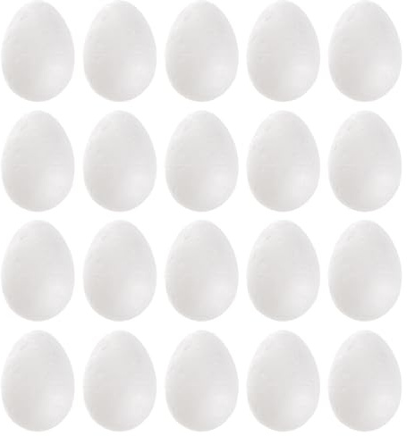 Lot de 50 œufs de Pâques en pour Peindre Couvrir 3,5 cm
