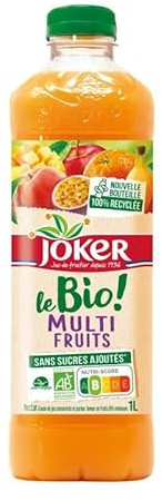 JOKER - Le Bio Multifruit 1L - Lot De 4