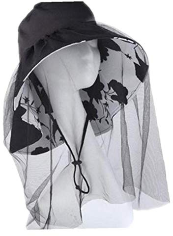 Außen Sonnenhut UV-Schutz Schleier Sun Cap Mit Gesichts-Ineinander Greifen Mask Caps Wide Brim Für Frauen