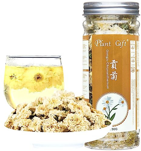 Plant Gift Huangshan Gongju Yellow Chrysanthemum Tea, Beauty skin care Health Herbal chinese flower 30G/1oz