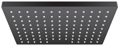 Hansgrohe Vernis 26281671 - Soffione doccia a 1 spruzzo, 22,9 cm, colore: Nero opaco