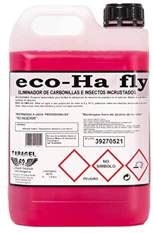 ECO-HA Fly Quita Mosquitos Coche Concentrado, Quita Mosquitos Coche Profesional, Quita Mosquitos Moto, eliminador de Insectos Coche, Limpiador de Insectos estrellados.