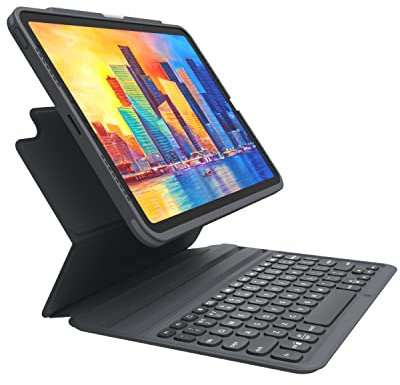 ZAGG Pro Keys Tastatur & Hülle Apple iPad 10,9 Zoll (Deutsch), 103407274, Schwarz