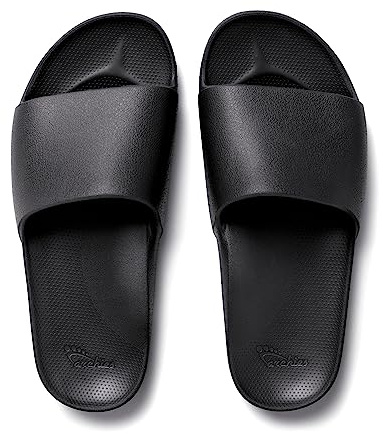 ARCHIES Arch Support Slides – Orthotic Recovery Sandals for Plantar Fasciitis Relief, Foot Pain & Heel Pain – Lightweight, Cushioned, Shock-Absorbing Slides for Walking, Standing, and All-Day Comfort