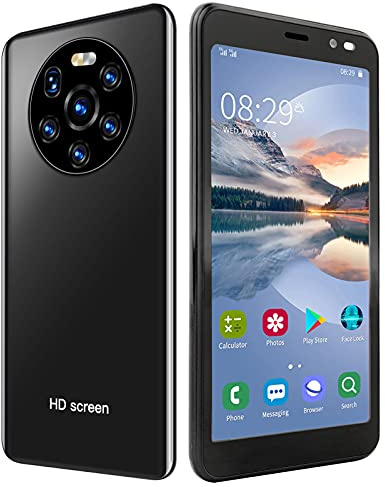 Högupplöst Smartphone Mate40 Pro 5,45 Tums Telefon med HD-skärm Dubbla Kort Dubbel Standby Smartphone Mobiltelefon 512MB+4 (Svart)