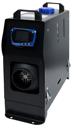 HENGMEI 8KW Dieselheizung 12V Standheizung Diesel Lufterhitzer Raumheizung Air Diesel Heizung mit LCD Monitor Auto, RV, Boote, LKW Heizung (Typ A, Schwarz)