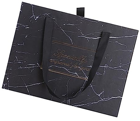 Mobestech Tragbarer Verpackungskarton Im Marmordesign Längliche Verpackungsschachtel Elegante Verpackungsschachtel