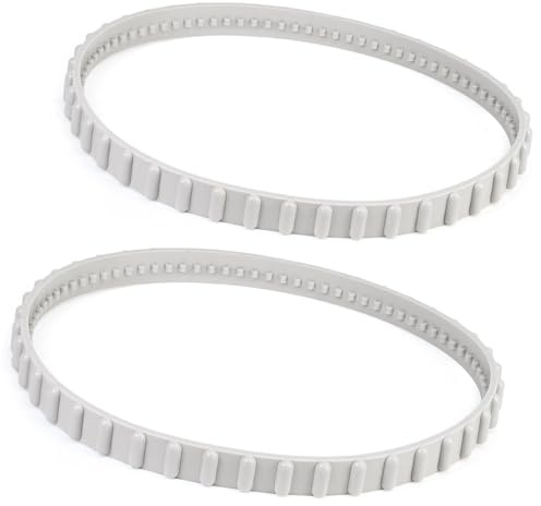 T/F Lot de 2 courroies d'entraînement de rechange en caoutchouc pour piscine Hayward Aquavac Tiger Shark (Plus et QC) et SharkVac Numéro de pièce RCX23002