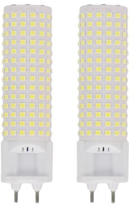 IOEDHW 2/10er-Pack G12-LED-Maisbirnen 20 W, 2835 SMD AC85–265 V, Nicht dimmbar, 2000 lm Kaltweiß 6500 K, energiesparende G12-LED-Glühbirne für Kronleuchter, Wandleuchte, Stehleuchte