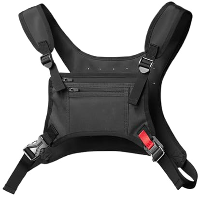 Chansunokku Laufweste Handytasche Joggen Handyhalterung, wasserdichte Weste Für Lauftelefonhalter, Telefonhalter Brusttasche Running Vest Für Männer Frauen Joggen Walking Sport Exercise Gym Workout