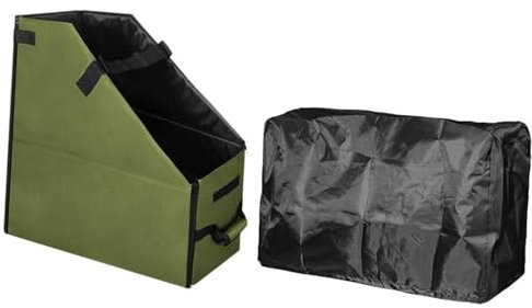 Gaxcent Folding Bike Case, Faltrad Aufbewahrungsbox Platzsparend, Zusammenklappbare Fahrrad Aufbewahrungstasche, Folding Bike Storage Box,Grün