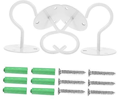 VANZACK 4pièces Crochets De Plafond Lot pour Suspension De Plantes Supports Muraux pour Pots De Fleurs Et Décorations Intérieures