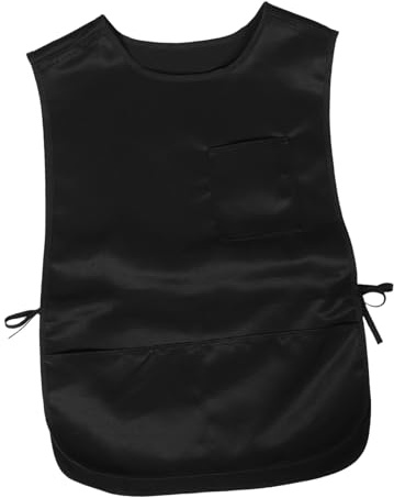 LIGIGWASH Chasuble Cuisine Adulte Imperméable en Polyester Noir pour Chef