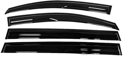 4-teiliges Set Windabweiser für Front- und Heckscheibe, Regenschutz für VW Touran (2003–2015), Autozubehör
