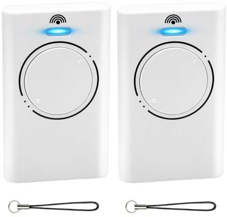 Set di 2 Telecomandi 868 MHz Compatibili con FAAC XT2 868 SLH, DL2 868 SLH, T2 868 SLH, T4 868 SLH – 2 Canali, Tecnologia Rolling Code, Portata 50m, Ricambio per Cancello e Garage