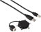 Hama Multi-Mini-USB-Adapter-Set, 00074218, Schwarz