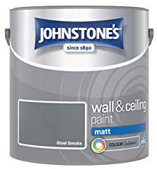 Johnstone's 305978 Vinyl Matt Emulsion - Steel Smoke,2.5