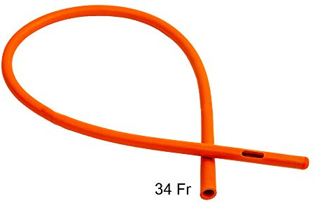 HealthAndYoga(TM) Rubber Colon Tube - Close End 34 Fr by SoulGenie