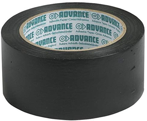 DIFF - Ruban adhésif PVC isolant noir 50mmx33m - DIFF