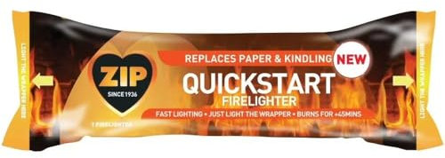 Zip Quickstart Firelighter Block Instant Light Chimenea Firepit Firelighter 150g