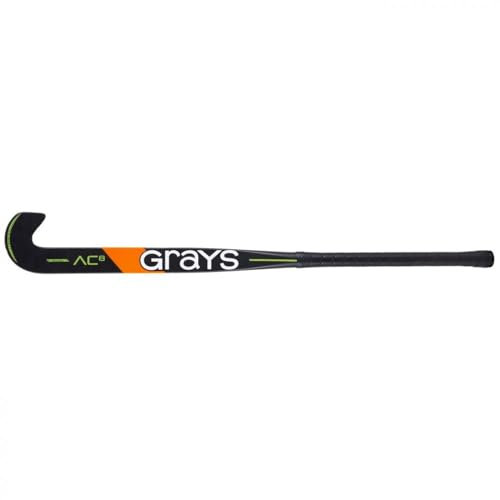 Hockey Grays AC8 Probow Senior-Stick, Schwarz und Gelb, 37,5 l