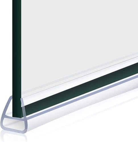 Joint Porte Douche, Joint Pare Baignoire, Joint Paroi De Douche, Joint De Porte De Douche, pour paroi en verre 6 mm/8 mm/10mm/12mm d'épaisseur de verre joint en joint de douche (10 mm,u type 100 cm)