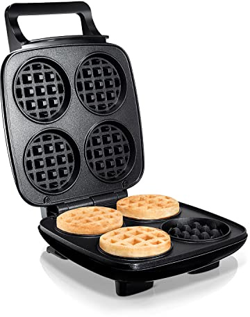 mywaffle Classic Waffle & Chaffle Maker - For Breakfast, Churro, Keto, Belgian and Dessert Waffles - Non-Stick Surface, Extra Deep Plates and Easy to Clean, Perfect for Individuals and Families