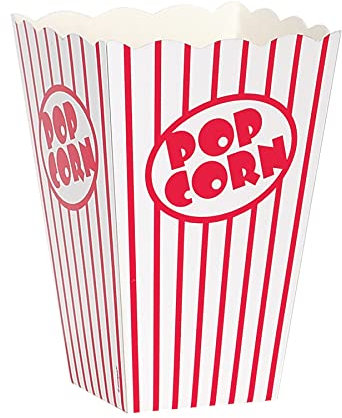 Unique 19577 - Popcorn Boxes - Count 10 (Pack of 1)