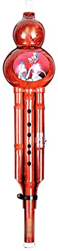 Anti-Fall-Harz-Kürbisseide Robuste Kürbisflöte Kinder-Huisai Spielt Musikinstrument Aus Kürbisseide Kürbisgeschenk (Color : C-key)