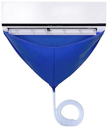 Anulely Nettoyage Climatiseur, Sac Couverture Étanche pour Nettoyage Climatisation en Forme D'entonnoir avec Tuyau, Sac Protection Propre Housse Nettoyage