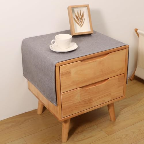 Utobanh Kleine Nachttischdecke, Tischschutz, Heimdekoration, Stofftischdecke, Nachttisch, Tischabdeckung, Deckchen für Möbeldekoration (40,6 x 89,9 cm)