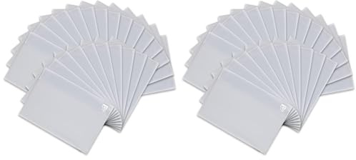Oxford Heftumschlag A5, aus Kunststoff, transparent, farblos, 25 Stück (Packung mit 2)